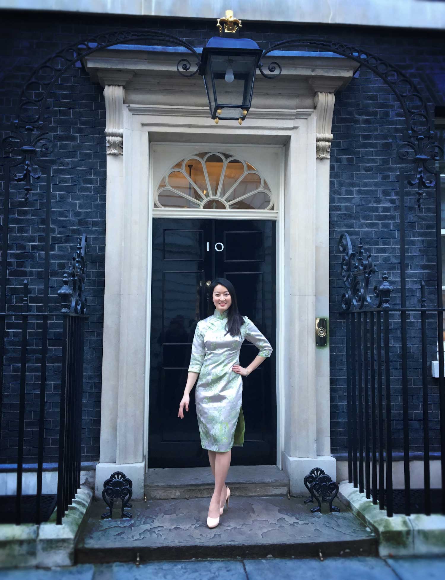 Jacqueline J Lam at 10 Downing Street, UK