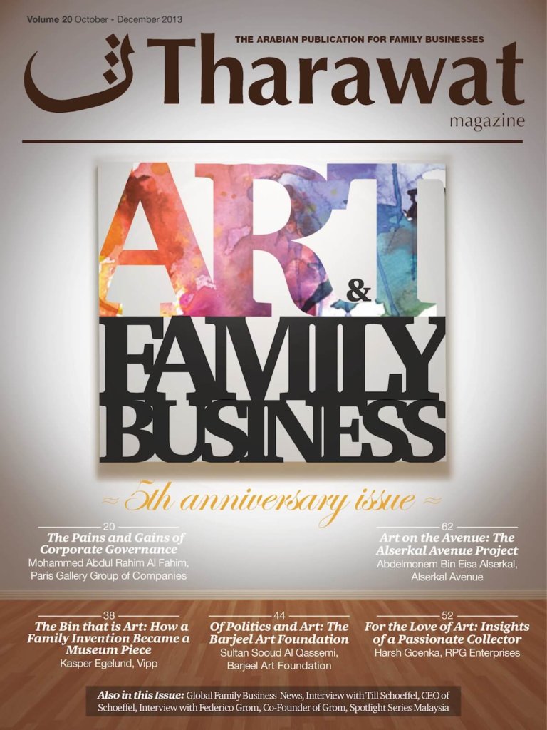 Issue 20, October 2013 – Art & Family Business