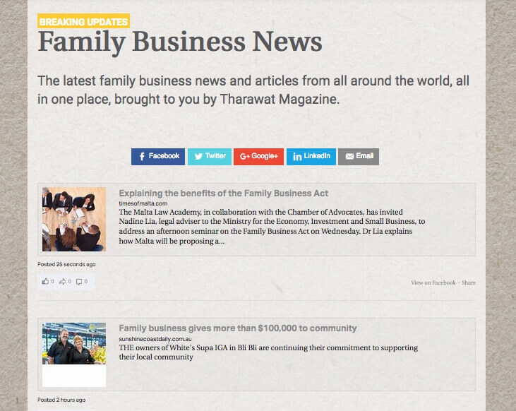 Family Business News