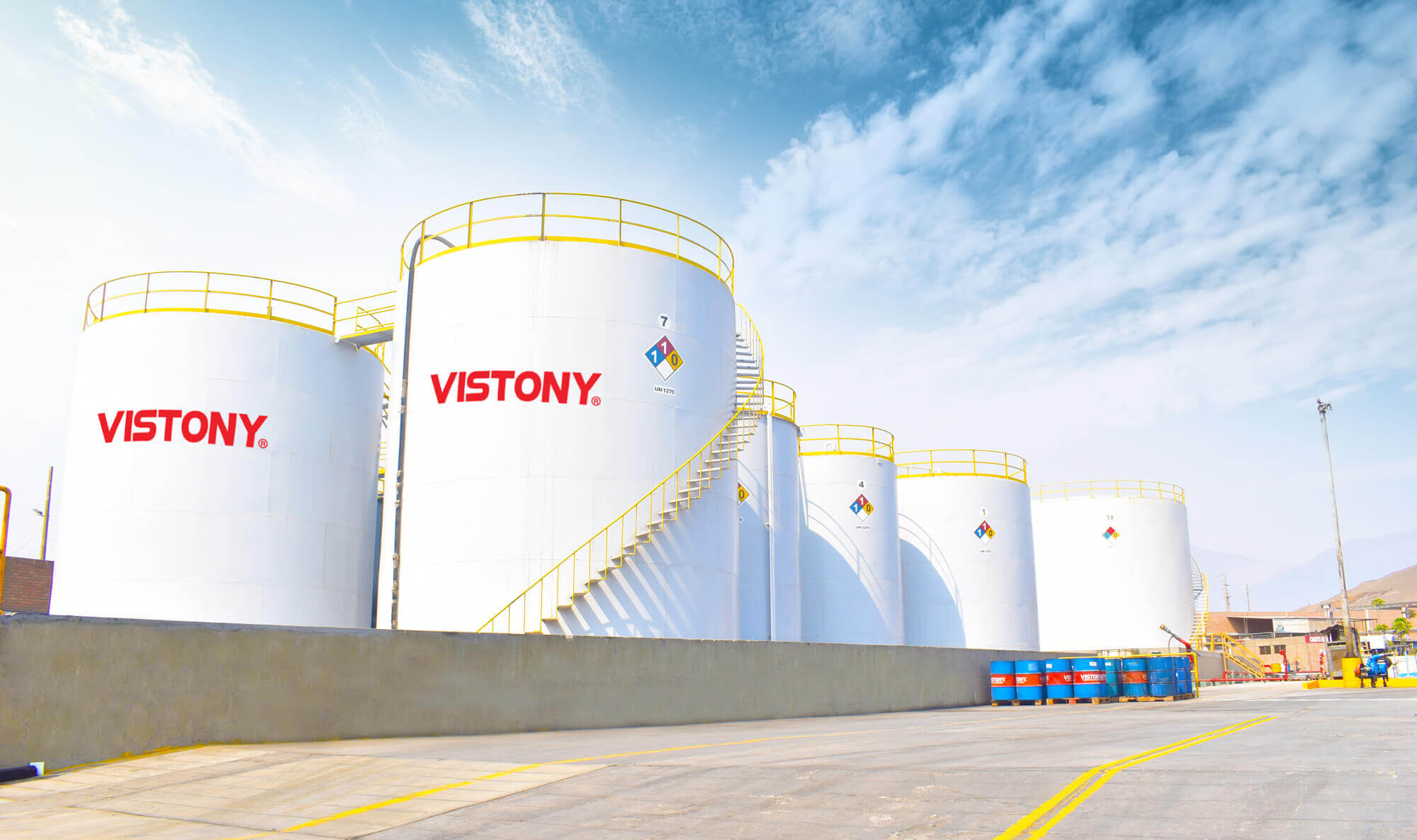 ￼PICTURE: Lubricant tanks for Vistony, courtesy of Vistony
