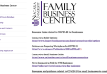 Niagara University Family Business Center COVID-19 Resources