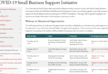 COVID-19 Small Business Support Initiative