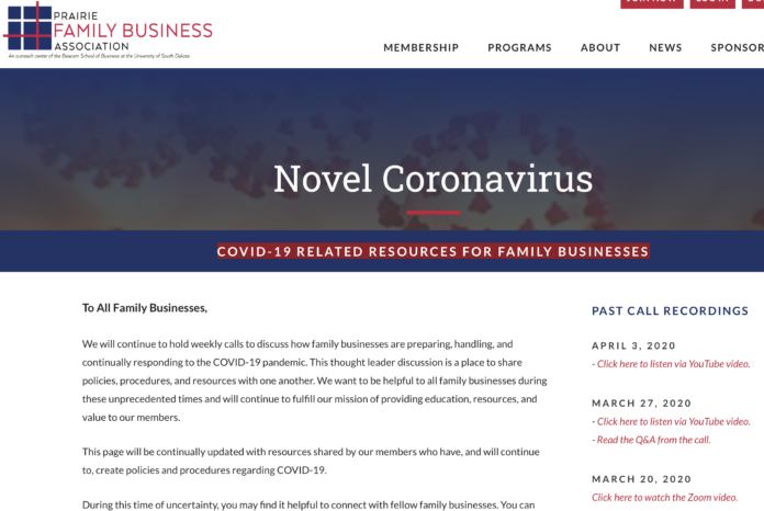 COVID-19 Related Resources for Family Businesses