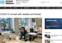 COVID-19: Armed with needles and thread