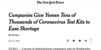 companies-give-yemen-tens-of-thousands-of-coronavirus-test-kits-to-ease-shortage