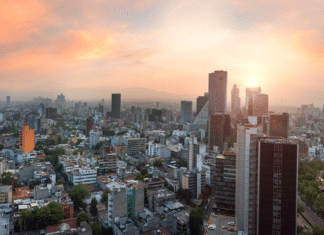 Mexico City Skyline