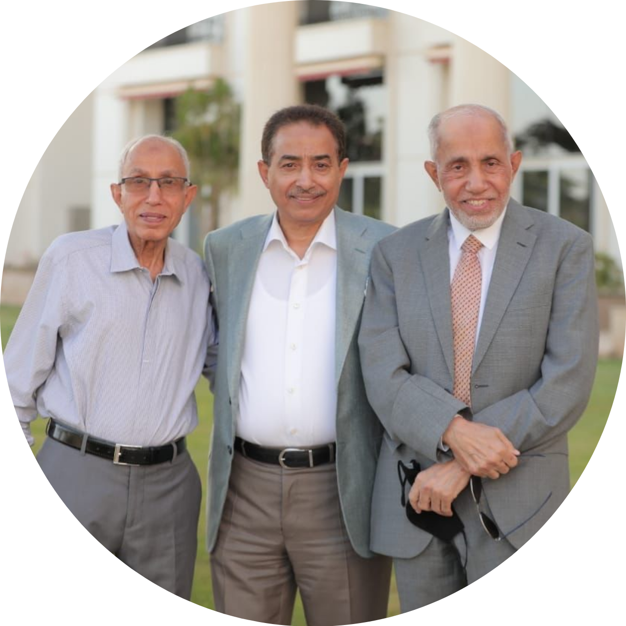 From the right: Abdul Jabbar Hayel Saeed, Chairman and CEO of HSA Group, Nabil Hayel Saeed Anam, HSA Yemen’s Managing Director and Board Member of HSA Group, and Abdulwase Hayel Saeed, Member of Supreme Supervisory Board HSA Group. Image courtesy of HSA Group.