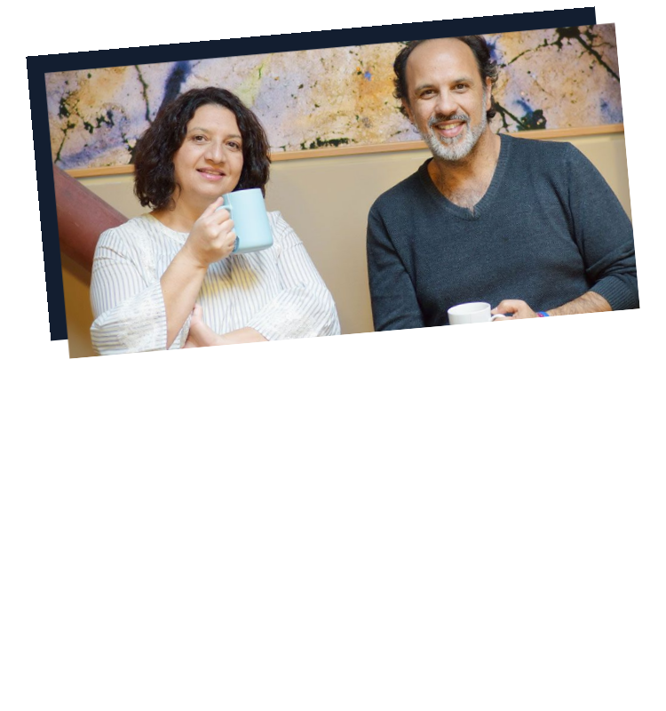 Reem Hassani, CBO and Co-founder of Numi Tea and Ahmed Rahim, CVO and Co-founder of Numi Tea