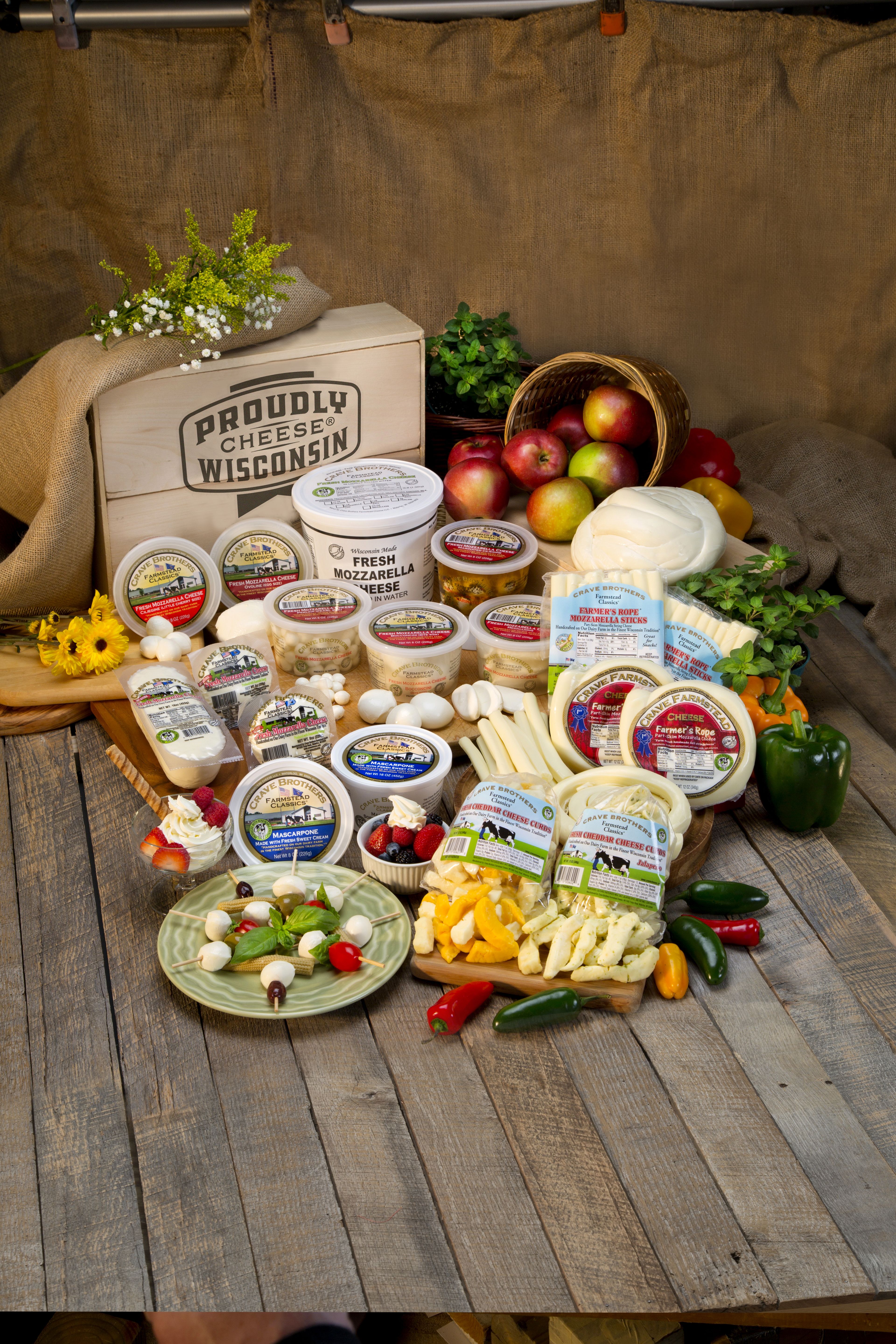 Crave Brothers Farmstead Cheese products
