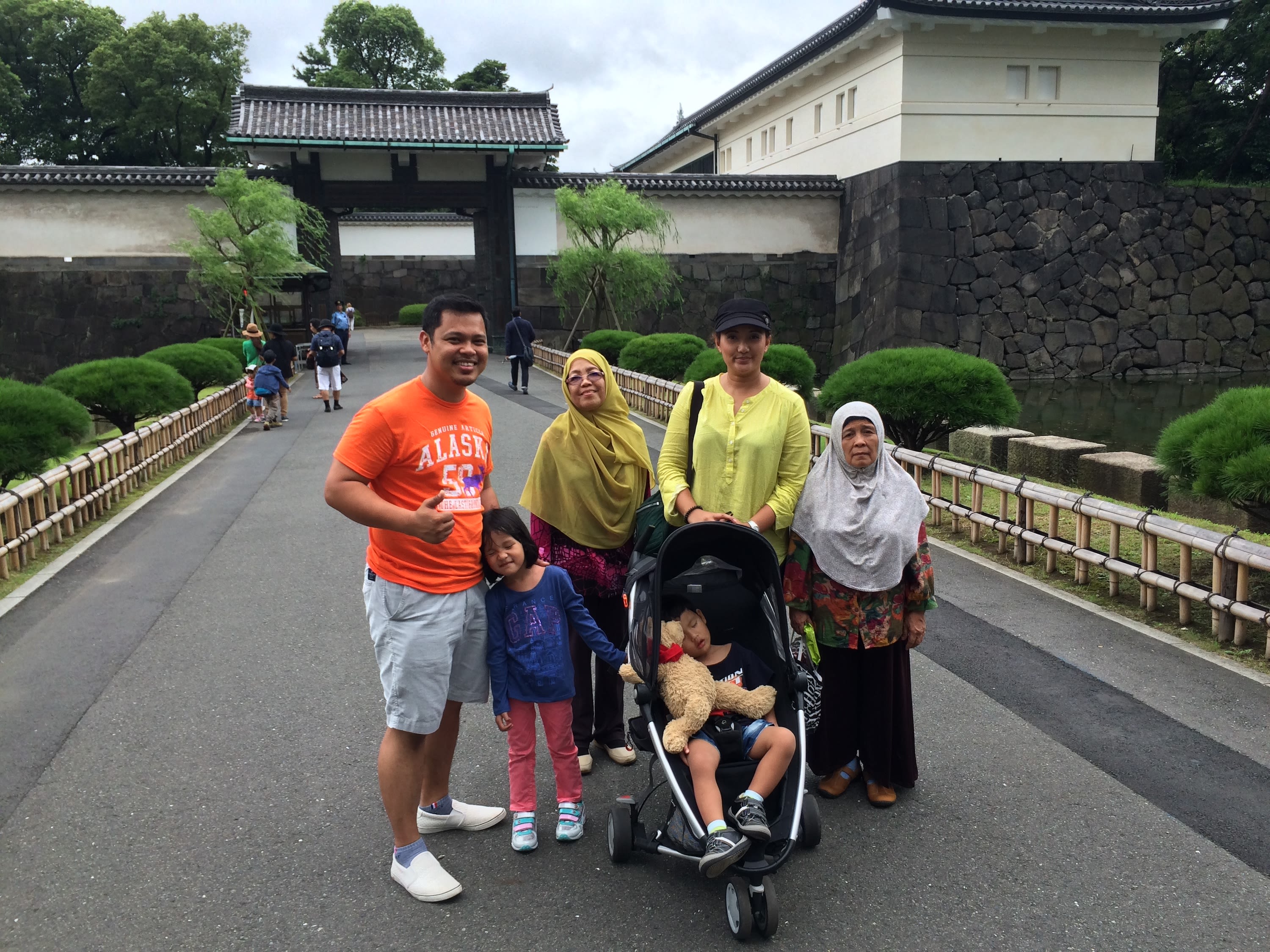 The Abdullah family on a trip to Tokyo, Japan in 2016; image courtesy of BG Capital Holdings