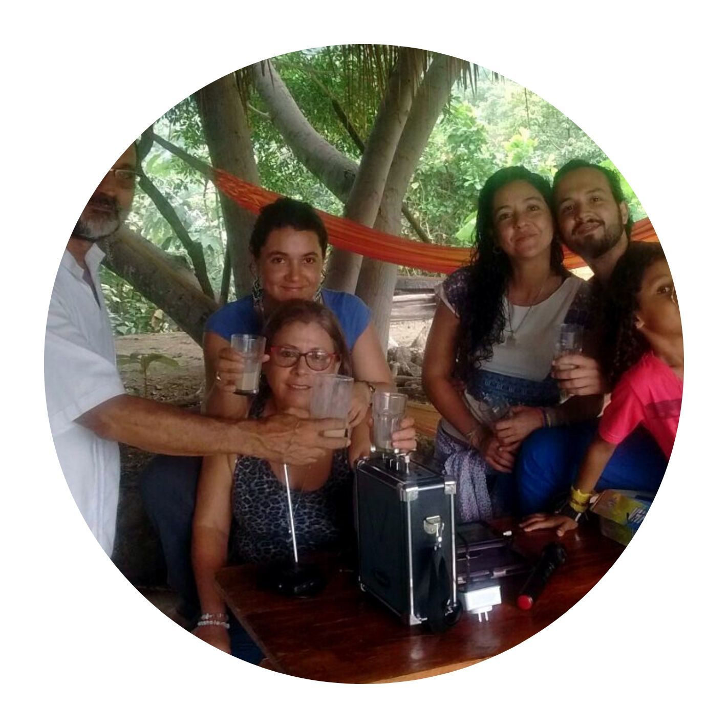 The family behind Sold de Minca, courtesy of Sol de Minca