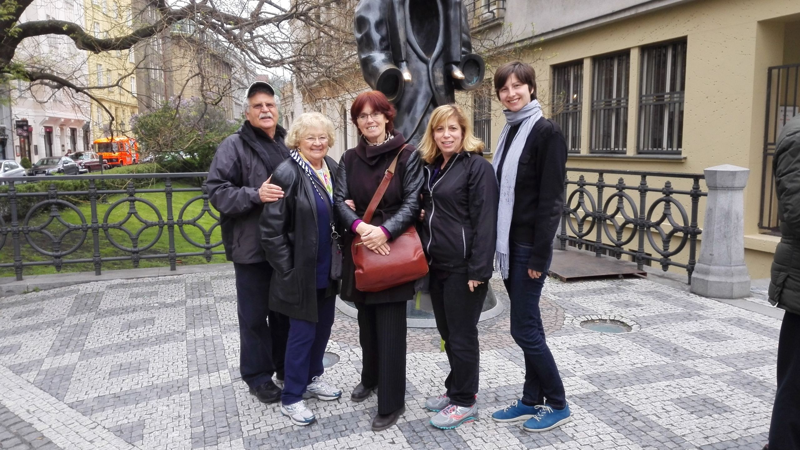 Lenka and Eva on a tour