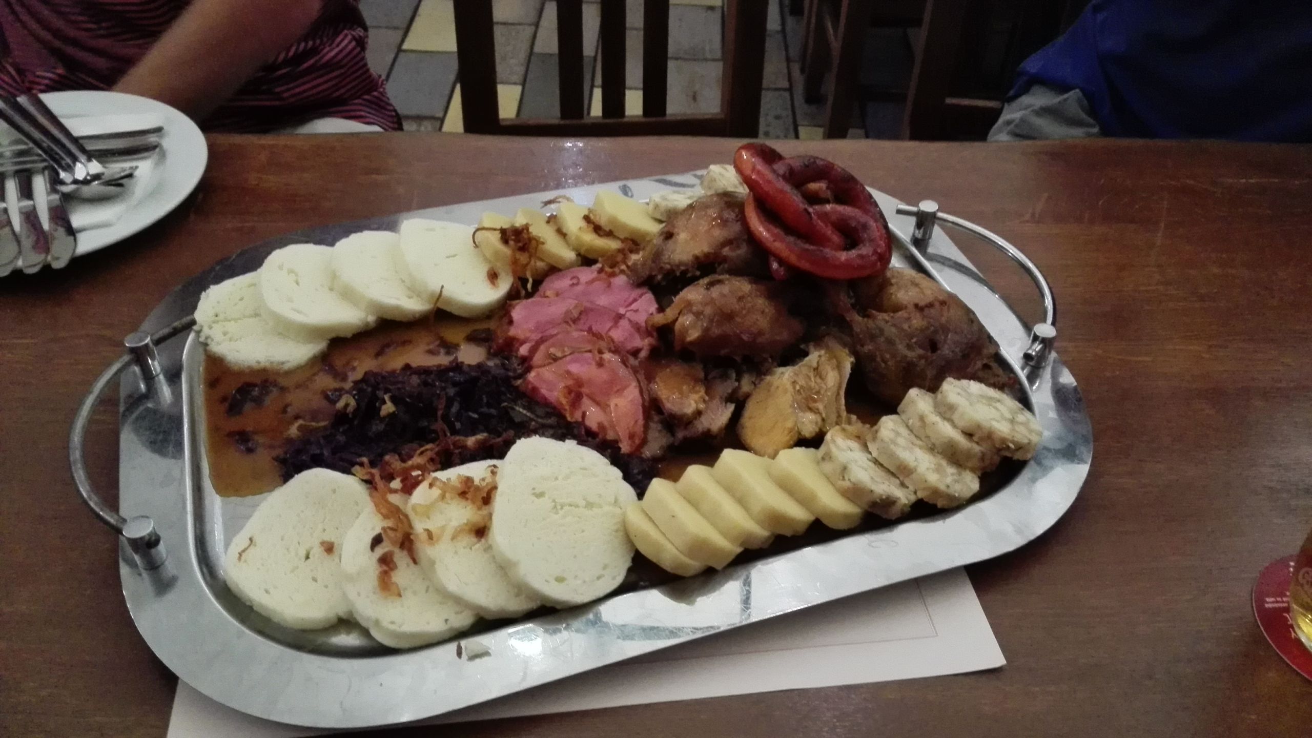 Typical Czech platter